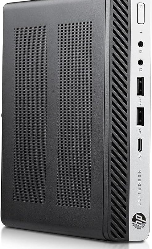 HP EliteDesk 800 G5 High-Performance Mini PC Desktop Computer, 9th Gen Intel Core i5-9500T, 32GB DDR4 RAM, 512GB SSD, Keyboard & Mouse, 4K Support, WiFi, Windows 11 Pro (Renewed)