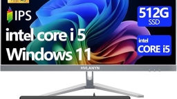 23.8-Inch FHD All-in-One Desktop Computer – Core i5, 16GB RAM, 512GB PCIe SSD