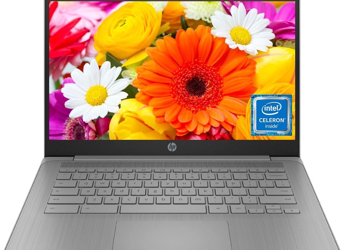 HP 14″ HD Chromebook Laptop for Students, Intel Quad-Core N4120(> N4020), 4GB RAM, 64GB eMMC, WiFi, Webcam, HDMI, USB-A&C, 14 Hours Battery Life, Zoom, Chrome OS, CUE Accessories HP 14″ HD Chromebook Laptop for Students, Intel Quad-Core N4120(> N4020), 4GB RAM, 64GB eMMC, WiFi, Webcam, HDMI, USB-A&C, 14 Hours Battery Life, Zoom, Chrome OS, CUE Accessories