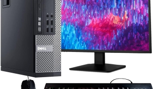 Dell Optiplex 9020 Desktop Computer PC, Intel Quad-Core i5, 500GB HDD Storage, 8GB DDR3 RAM, WiFi, 20 in Monitor, RGB Productivity Bundle, Windows 11 Pro (Renewed)