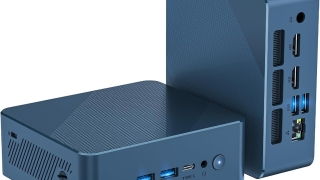 Glorlin Mini PC – Ryzen 5 3501U (up to 3.7GHz), 16GB DDR4 512GB SSD, Mini Desktop Computer with Triple 4K Display Support, WiFi 6 Bluetooth 5.3, Small Micro PC for Work, Study & Multitasking