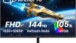 ArcticPro 22 Inch Gaming Monitor 144Hz, FHD Computer Monitor, 105% sRGB