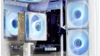 suevery Prebuilt Gaming PC Desktop Computer R5 White Tower