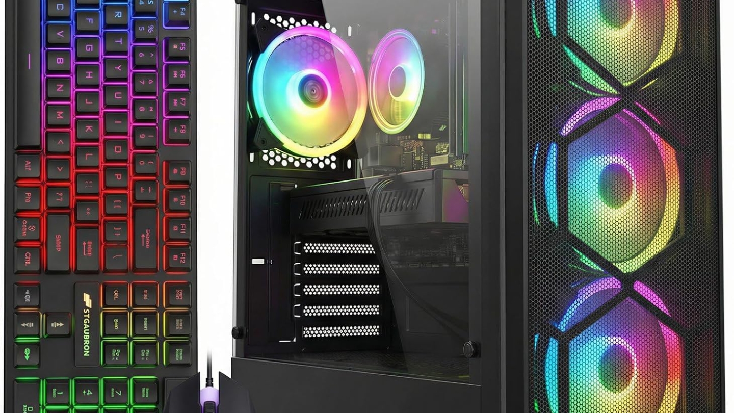 STGAubron Gaming PC Desktop,Core I7,RX 580 8G,16G RAM,512G SSD STGAubron Gaming PC Desktop,Core I7,RX 580 8G,16G RAM,512G SSD